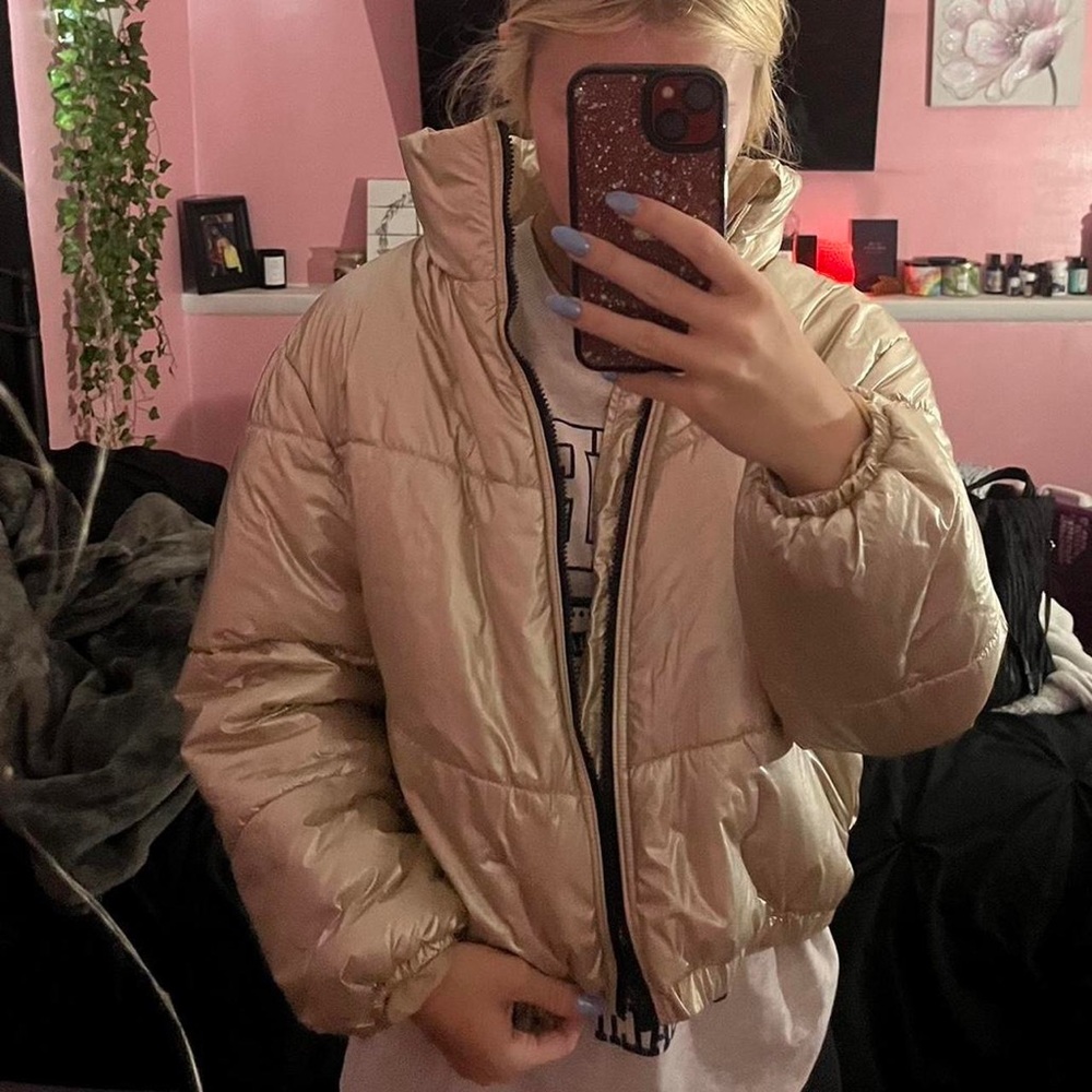 Gold Bomber Jacket